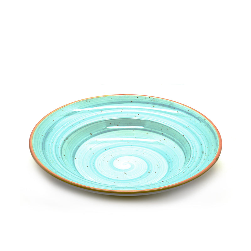Bonna Turquoise Porcelain Aqua Deep Plate 24cm