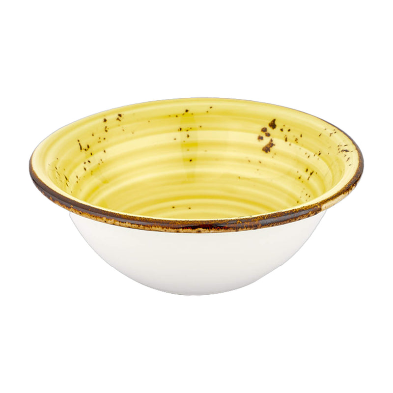 By Bone Yellow Stone Porcelain Sun Zest Bowl 20cm