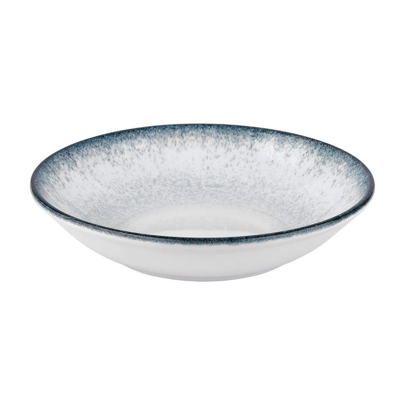 By Bone White Blue Porcelain Tinta Occhio Zest Bowl 13cm