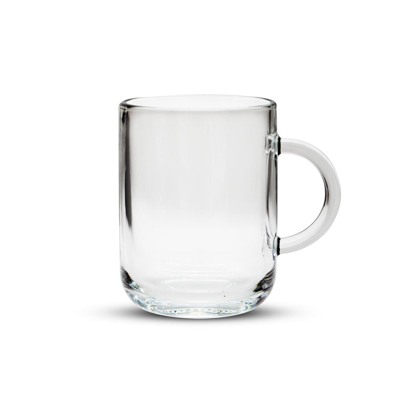 Pasabahce Clear Glass Iconic Tea Glass With Handle Set Of 2 330cc