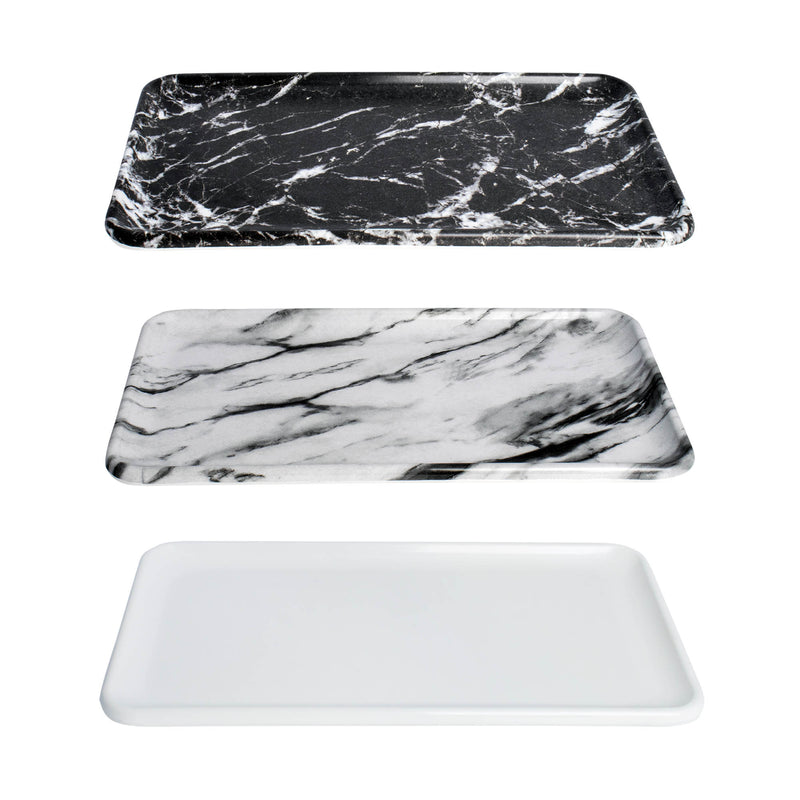 Formel Mixed Color Melamine Rectangular Flat Plate 33cm
