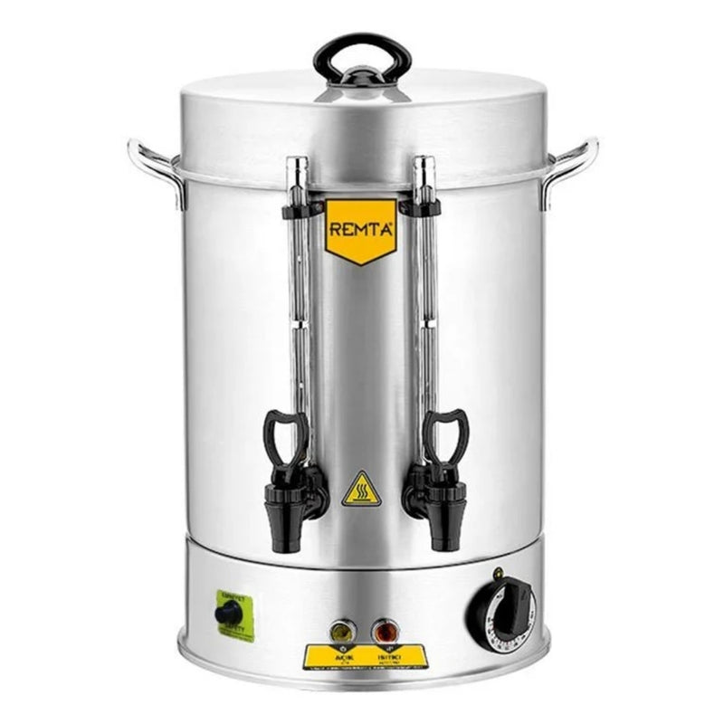 Remta Silver Stainless Steel Large Tea Dispenser (250 Cups) 22Lt
