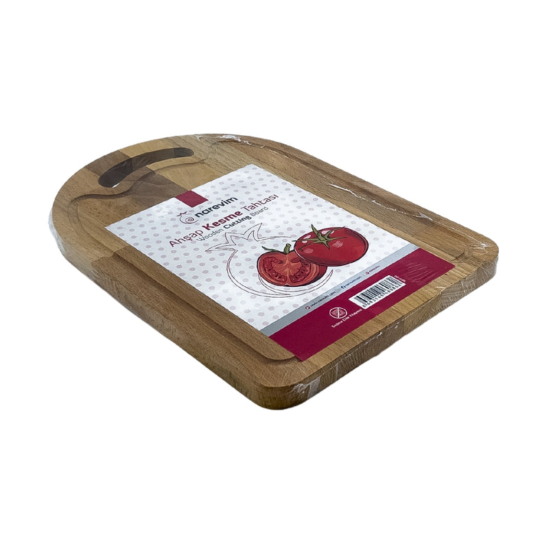 Narevim Brown Wood Oval Chopping Board 32cm