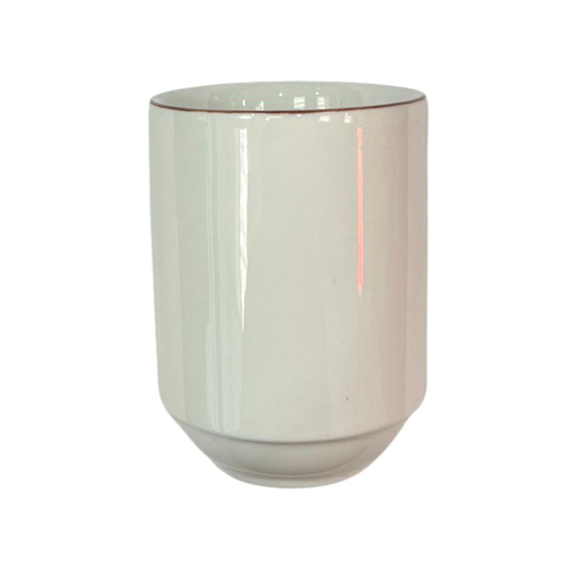 Bonna White Porcelain Retro Sugar Bowl 6cm