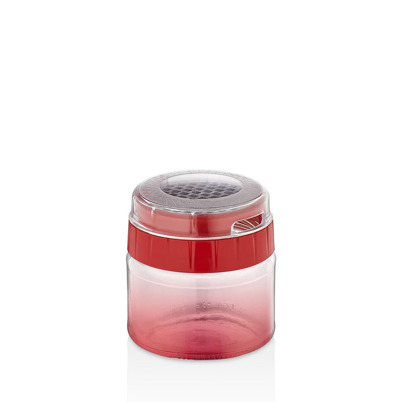 Qlux Red Glass Rainbow Grater 300cc