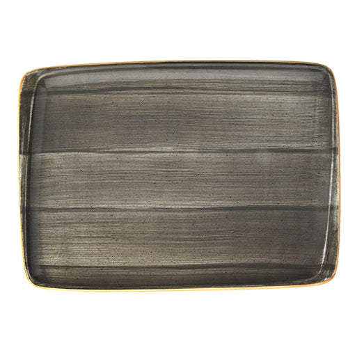 Bonna Grey Porcelain Space Rectangular Plate 41cm