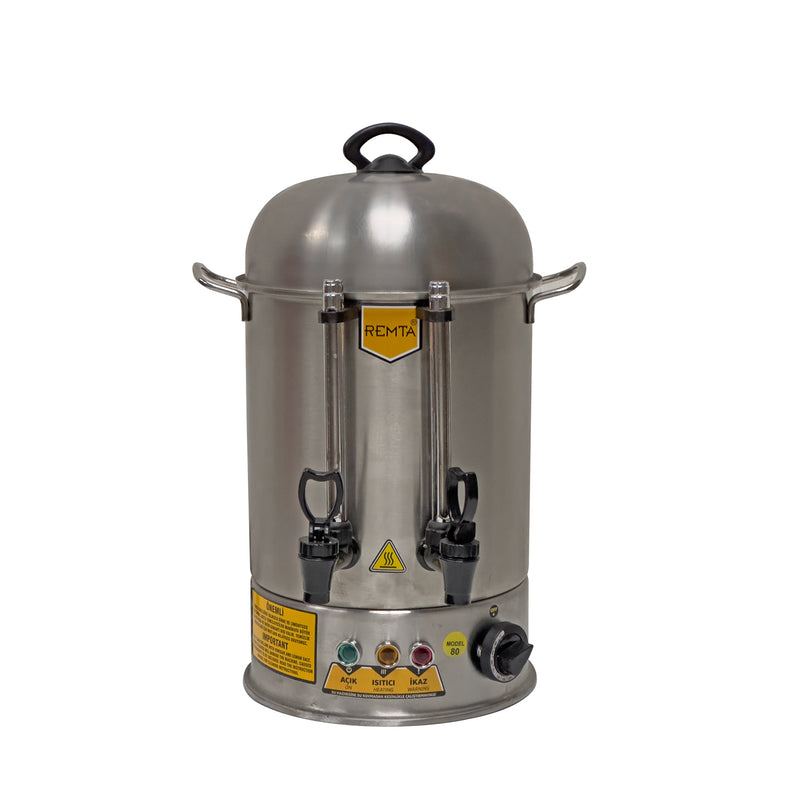 Remta Silver Stainless Steel Small Tea Dispenser (80 Cups) 9lt