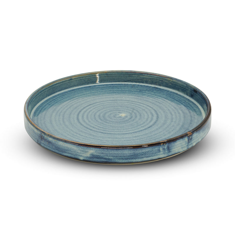 Bonna Blue Stone Porcelain Sapphire Flate Plate 21cm