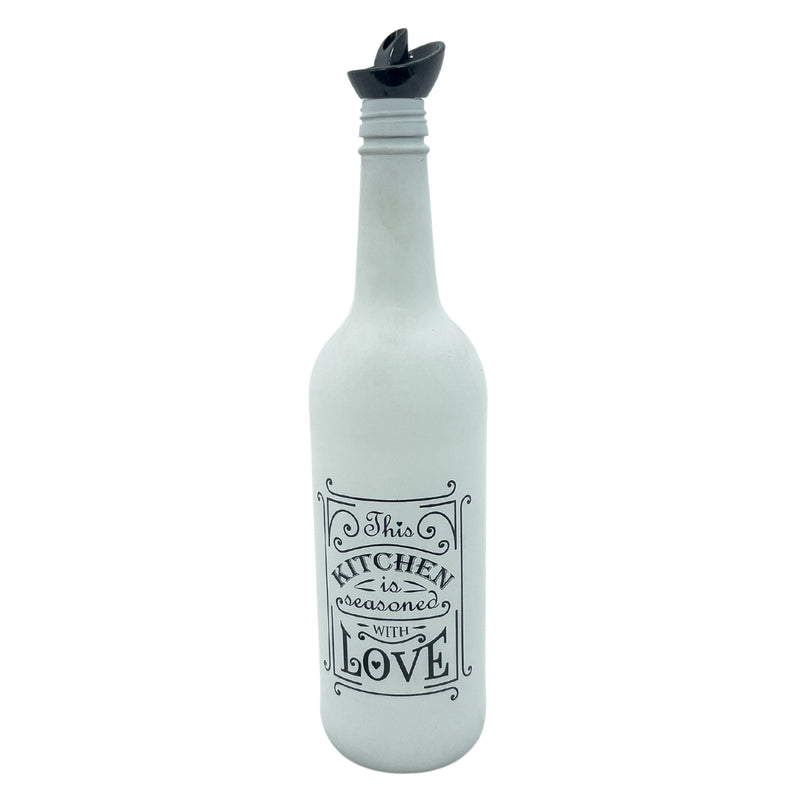 Herevin White Glass Oil Bottle 750cc