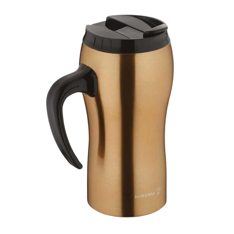 Korkmaz Brown Steel Comfort Coffee Mug 500cc