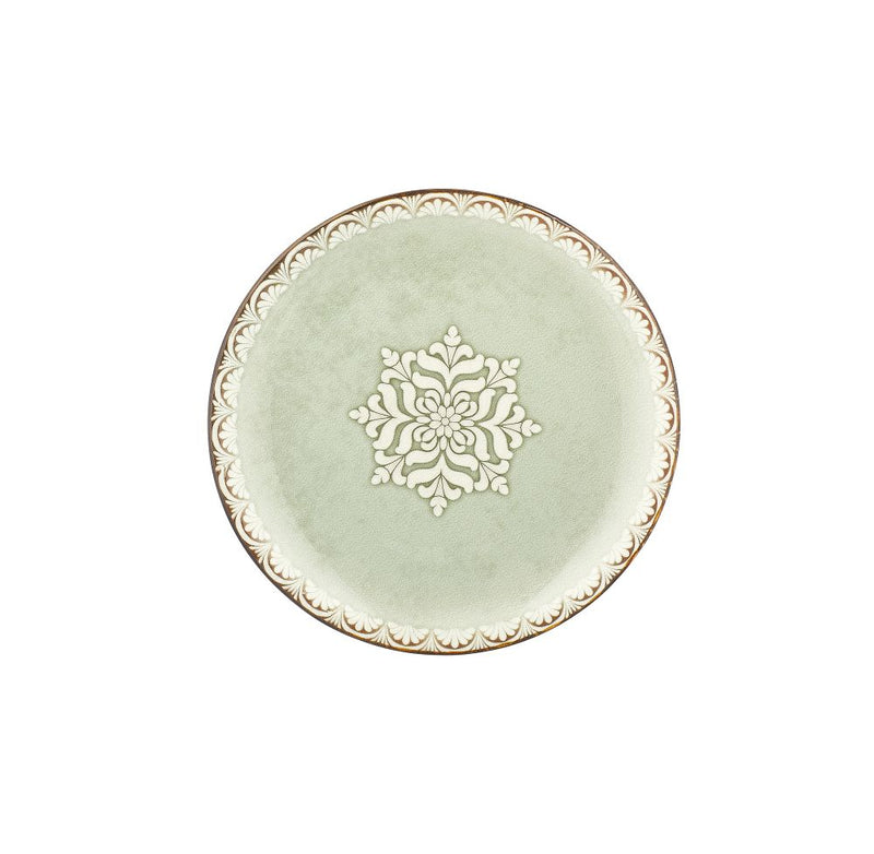 By Bone Green Design Porcelain Rome Zest Pizza Plate 32cm