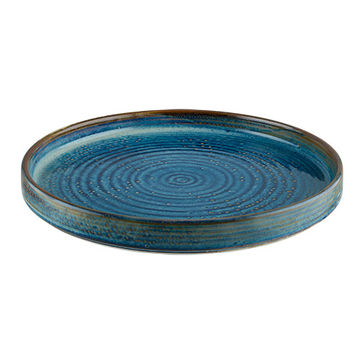 Bonna Blue Stone Porcelain Sapphire Flat Plate 28cm