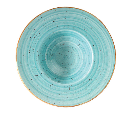 Bonna Turquoise Porcelain Aqua Deep Plate 28cm