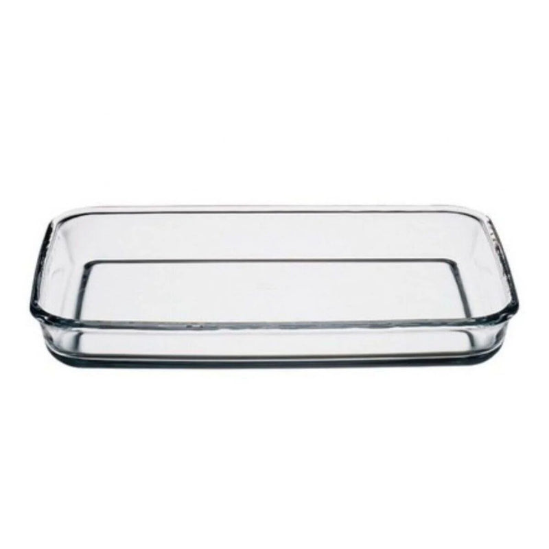 Pasabahce Clear Borcam Rectangular Tray 1900cc