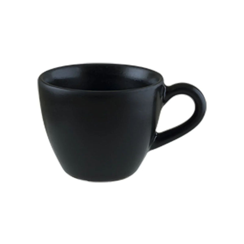 Bonna Black Porcelain Notte Corn Coffe Mug 70cc
