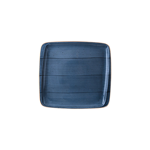 Bonna Blue Stone Porcelain Dusk Rectangular Plate 34cm