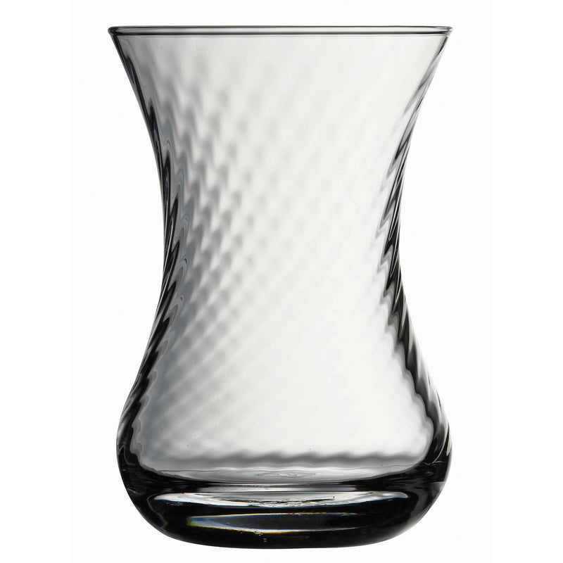 Pasabahce Clear Glass Ince Belli Tea Glass Set Of 6 125cc