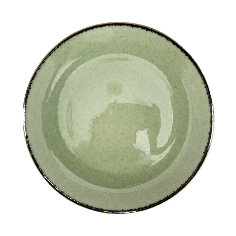 Master Green Porcelain Flat Plate Model 2 28cm