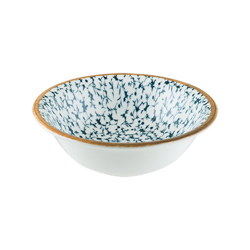 Bonna White Blue Porcelain Calif Bowl 16cm