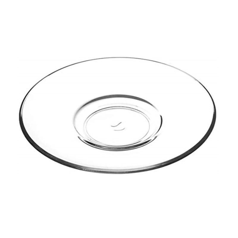 Pasabahce Clear Glass Heybeli Saucer Set of 6 126mm