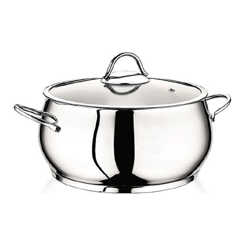 Safinox Stainless Steel Bella Casserole Pot with Lid 18x10cm