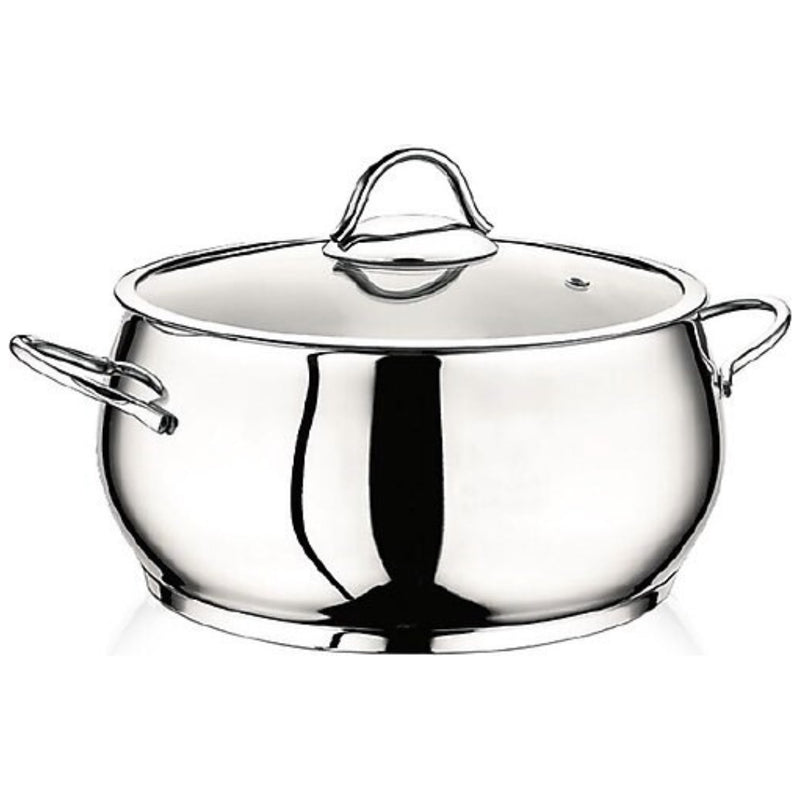 Safinox Stainless Steel Bella Casserole Pot with Lid 22x12cm