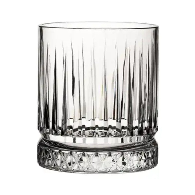 Pasabahce Clear Glass Elysia Double Old Fashioned Glass Set of 4 355ml