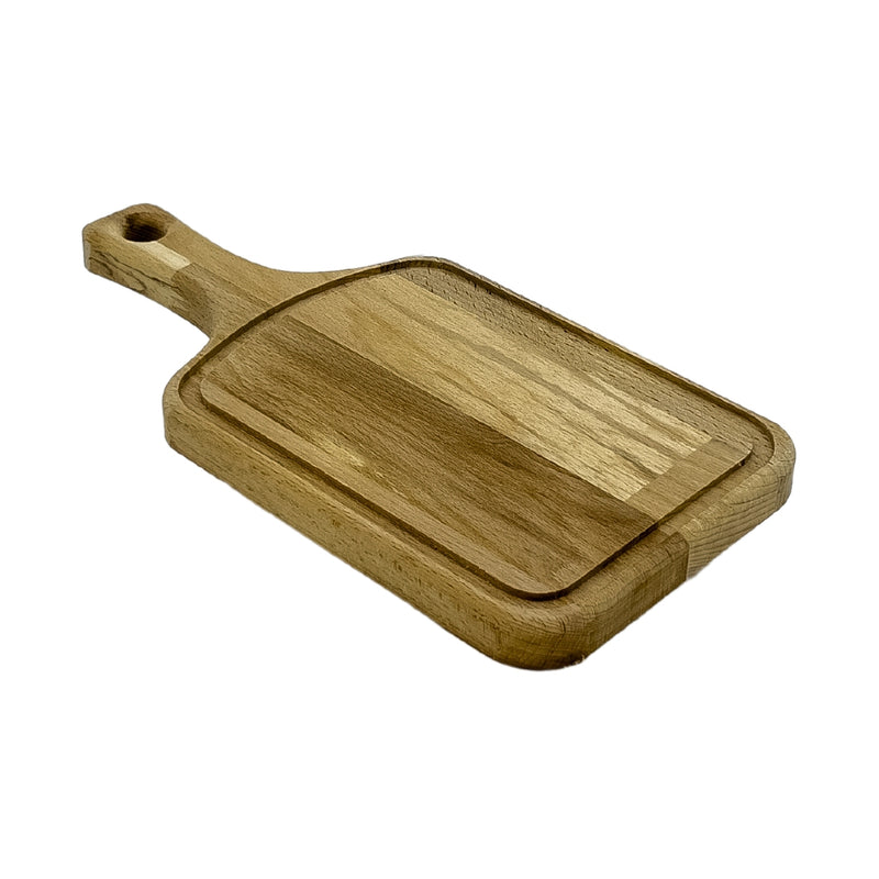 Ipek Brown Wood Cutting Board With Handle 31cm