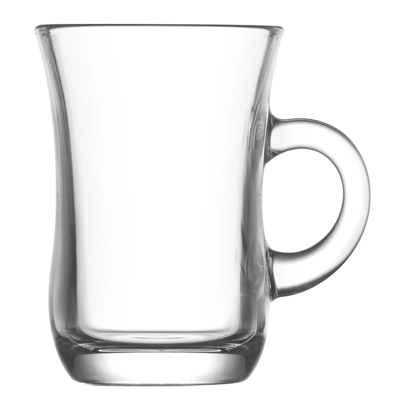 Lav Yudum Tea Glass with Handle Set of 6 95cc