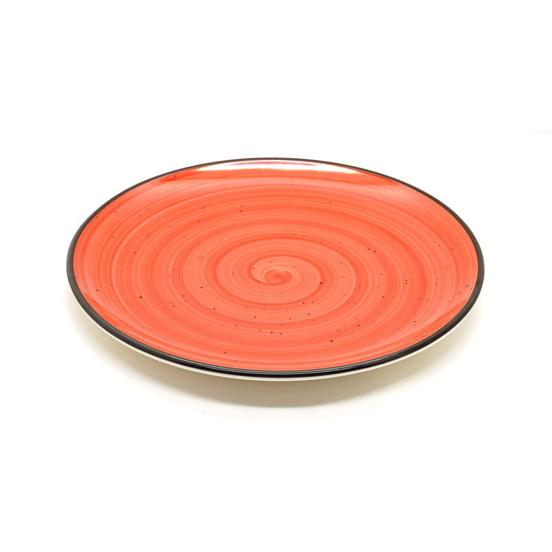 Bonna Red Porcelain Passion Flat Plate 25cm