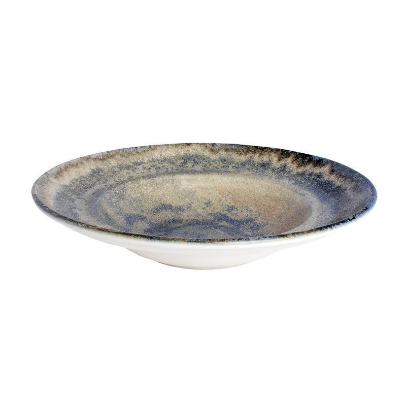 Bonna Stone Blue Porcelain Omnia Round Bowl 27cm