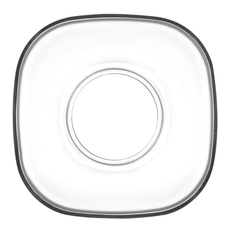 Lav Glass Zen Tea Cup Saucer 6pcs
