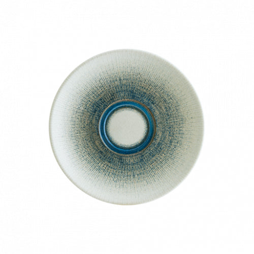 Bonna White Green Porcelain Sway Coffee Saucer 16cm