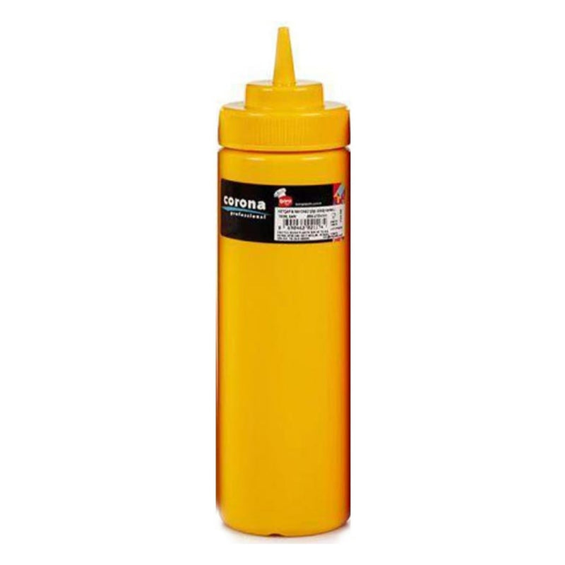 Bora Yellow Plastic Corona Mayonez Bottle 700cc