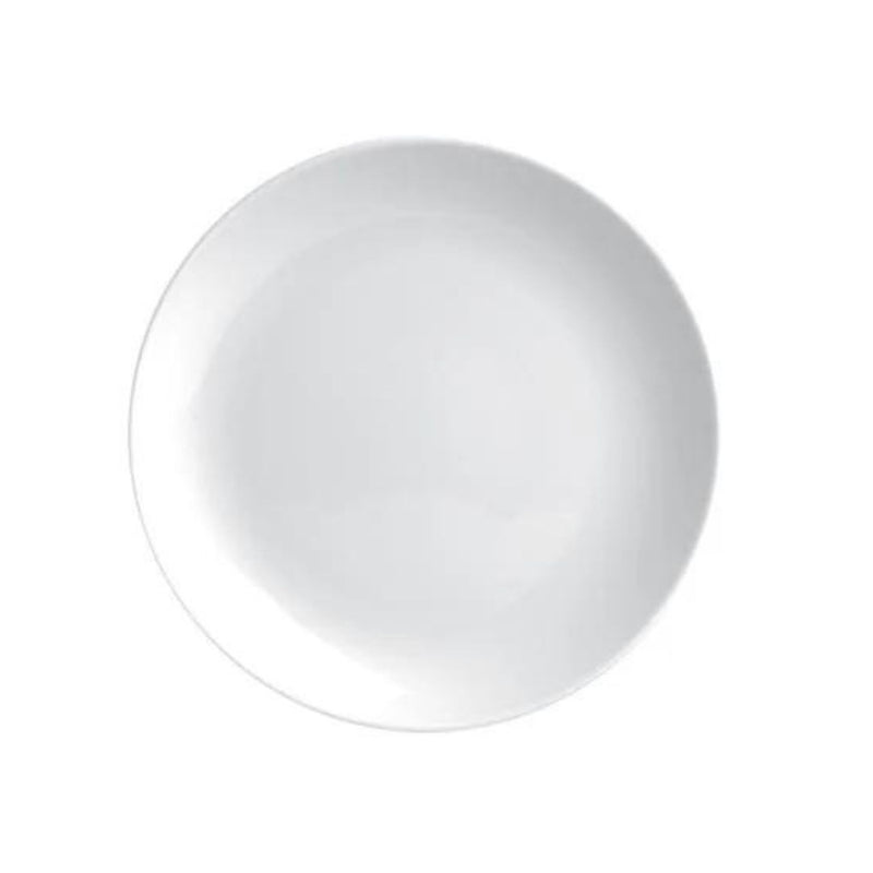 Porland White Porcelain Lebon Flat Plate 18cm