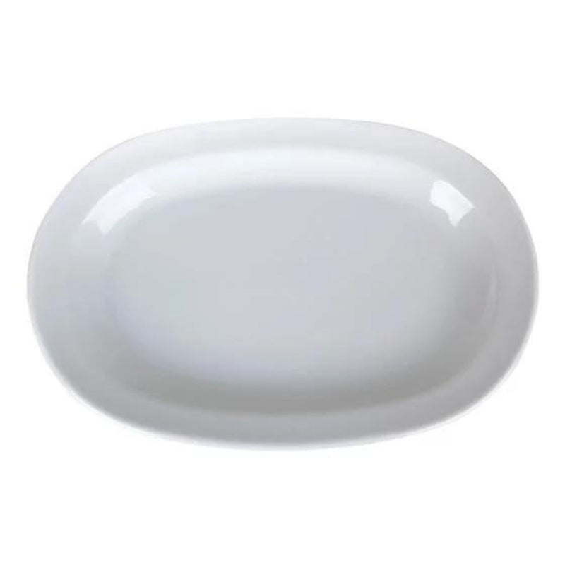 Porland White Porcelain Iskender Plate 31cm