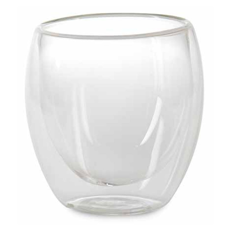 Ipek Clear Glass Double Wall Cup 261ml