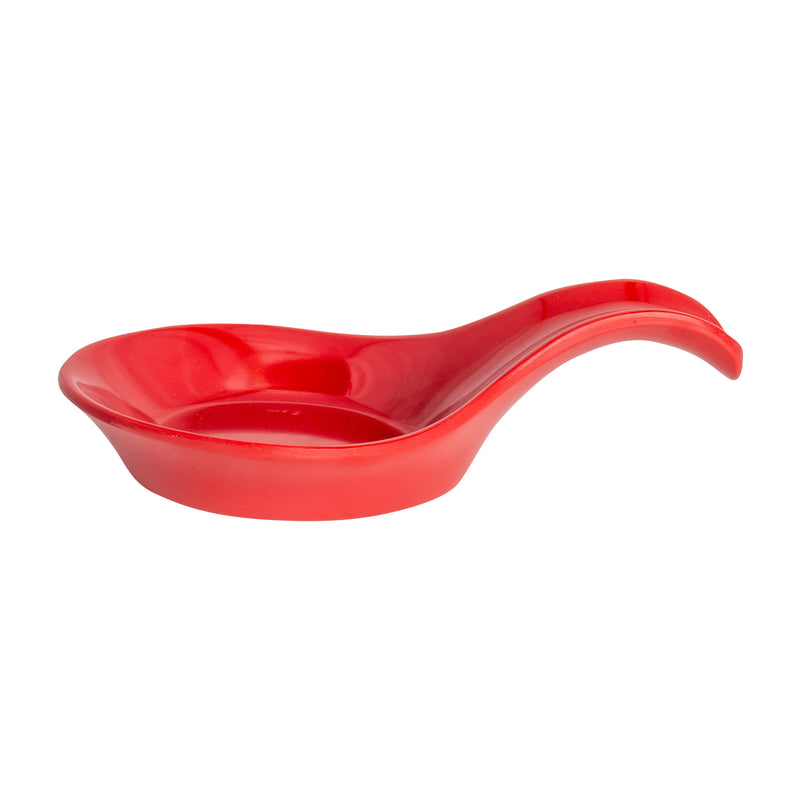 Formel Black-Red Melamin Minimal Spoon Sauce Bowl