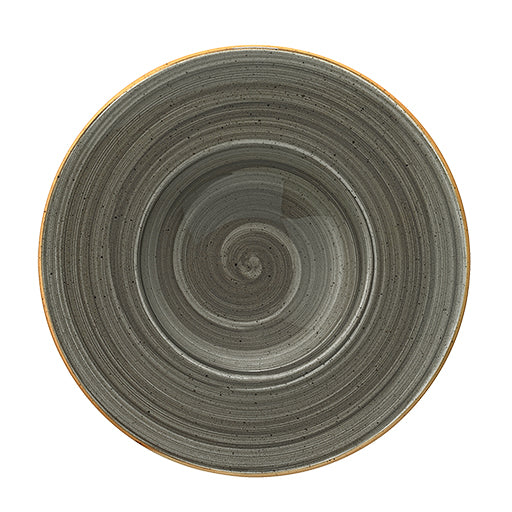 Bonna Grey Porcelain Space Deep Plate 28cm
