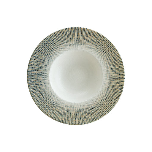 Bonna Green Porcelain Sway Pasta Bowl 28cm