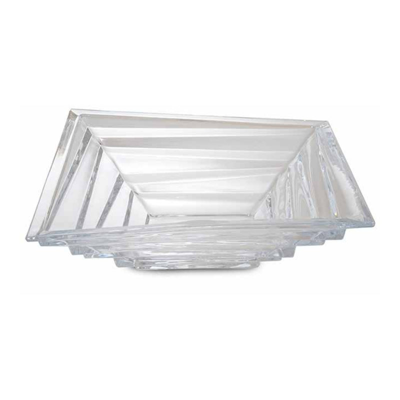 Delisoga Clear Glass Cyclotron Square Bowl