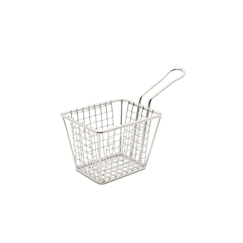 Epinox Silver Stainless Steel Chips Serving Frying Basket