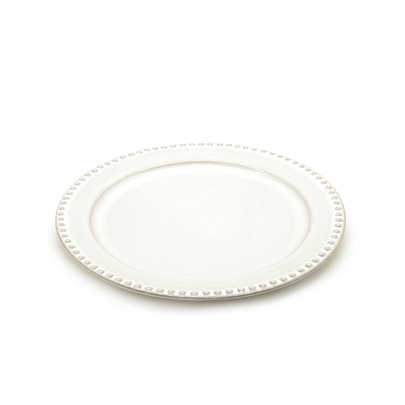 Jumbo White Grey Porcelain Lord Rectangular Plate 23cm