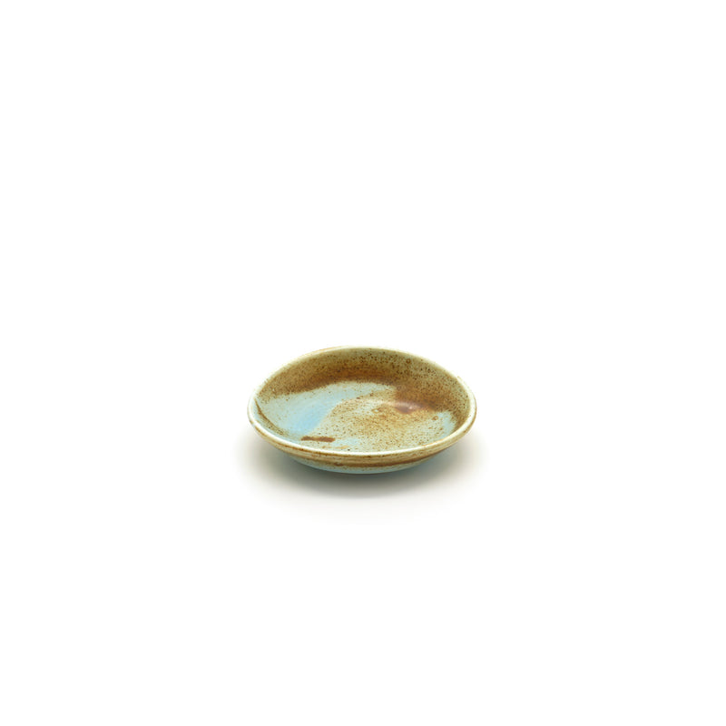 Bonna Turquoise Brown Porcelain Coral Bowl 38cc 10cm